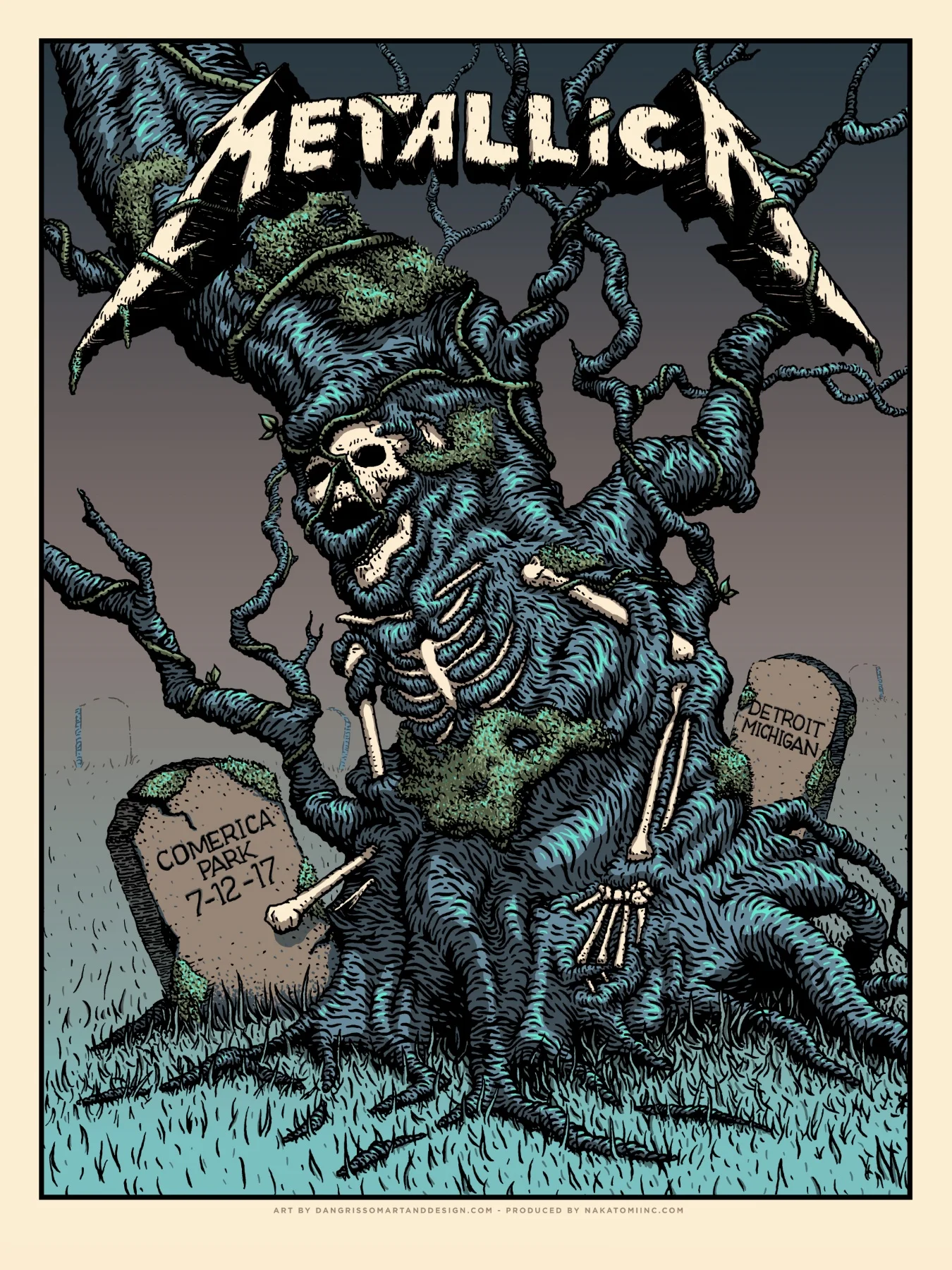 GIG POSTERS — DAN GRISSOM / BISCUIT PRESS
